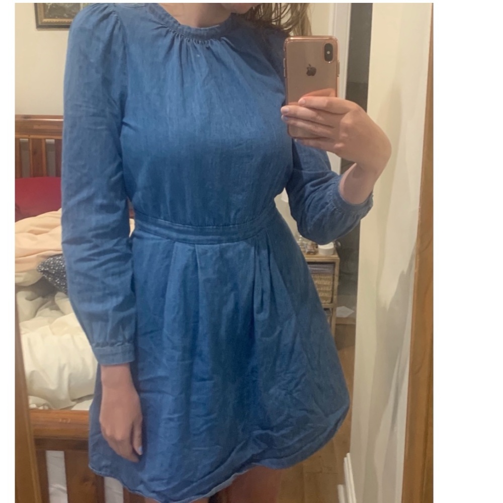 & other stories denim dress us size 6